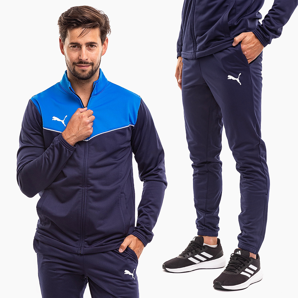 PUMA Pánska tepláková súprava individualRISE Tracksuit 657534 02