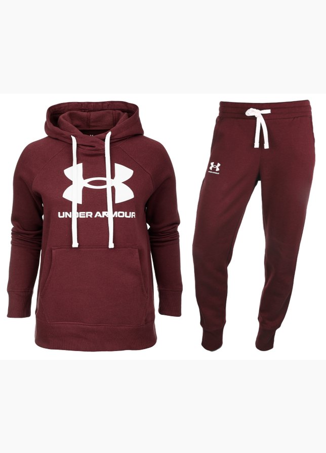 Under Armour Dámska tepláková súprava Rival Fleece Logo Hoodie 1356318 690/1356416 690 Under Armour Dámska tepláková súprava Rival Fleece Logo Hoodie 1356318 690/1356416 690