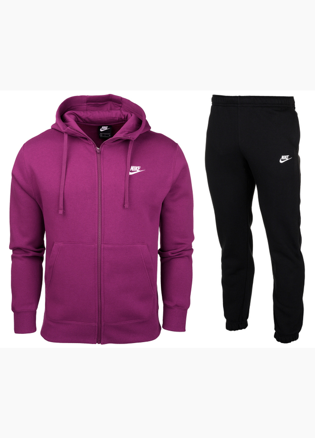 Nike pánska tepláková súprava Hoodie Club Fleece BV2645 503/BV2737 010 Nike pánska tepláková súprava Hoodie Club Fleece BV2645 503/BV2737 010