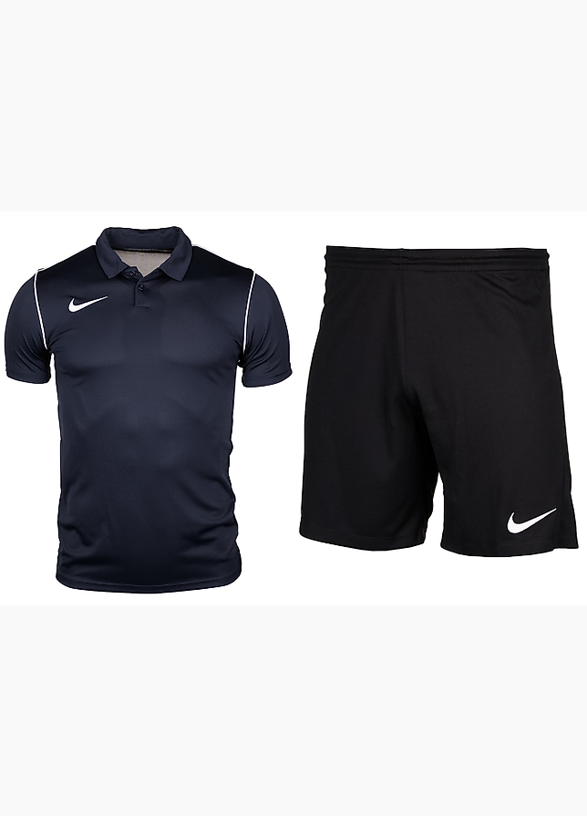 Nike Pánsky športový set Tričko Krátke Nohavice M Dry Park 20 Polo BV6879 410/BV6855 010 Nike Pánsky športový set Tričko Krátke Nohavice M Dry Park 20 Polo BV6879 410/BV6855 010