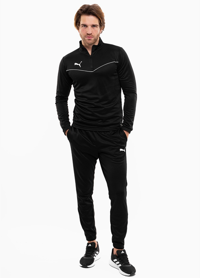 PUMA Pánska tepláková súprava teamRISE 1/4 Zip Top 657394 03/657390 03 PUMA Pánska tepláková súprava teamRISE 1/4 Zip Top 657394 03/657390 03