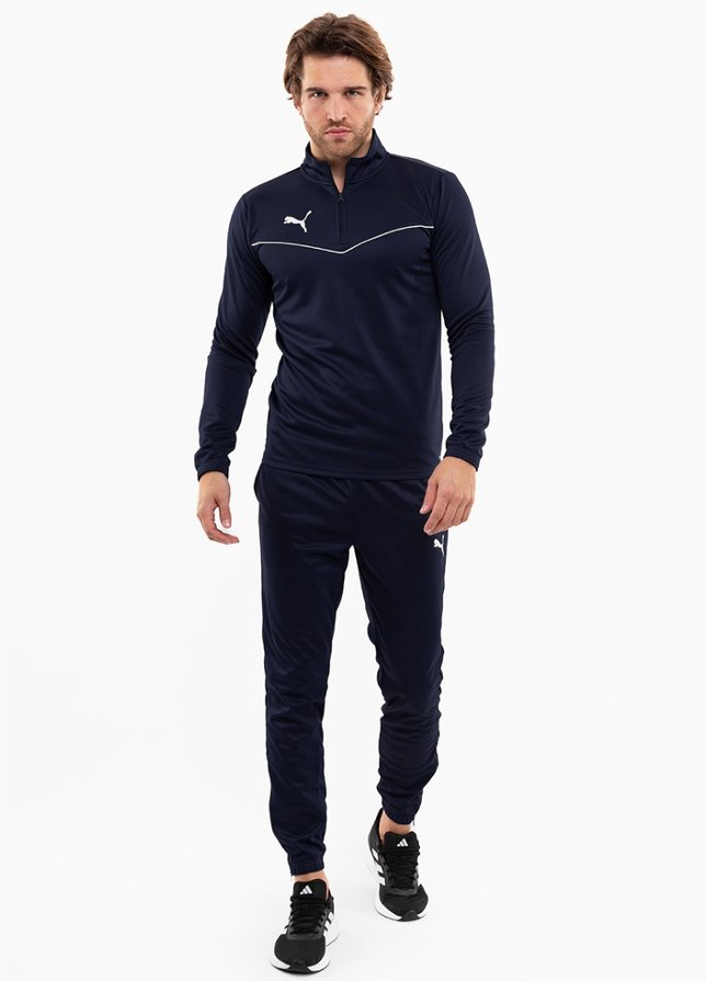 PUMA Pánska tepláková súprava teamRISE 1/4 Zip Top 657394 06/657390 06 PUMA Pánska tepláková súprava teamRISE 1/4 Zip Top 657394 06/657390 06