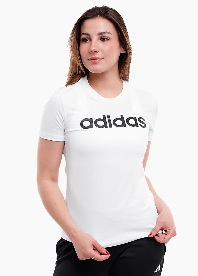 adidas Dámske tričko Essentials Linear Slim Tee GL0768 adidas Dámske tričko Essentials Linear Slim Tee GL0768