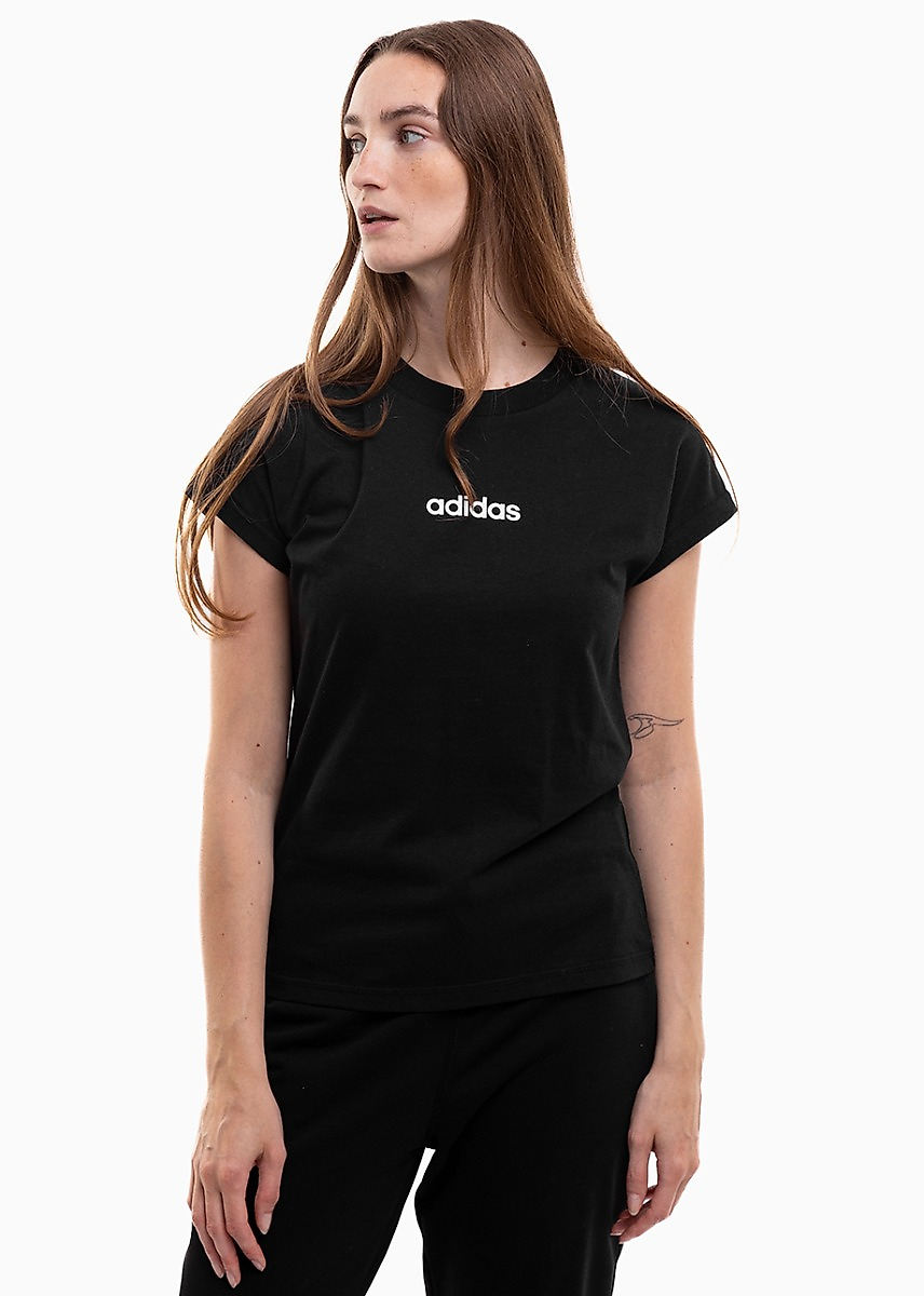 adidas Dámske tričko Essentials Linear Cotton JC8238