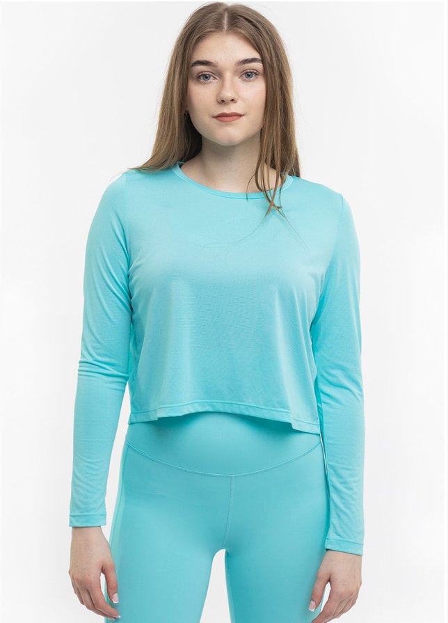 4F Dámske tričko longsleeve F218 4FWSS24TFLOF218 33S 4F Dámske tričko longsleeve F218 4FWSS24TFLOF218 33S