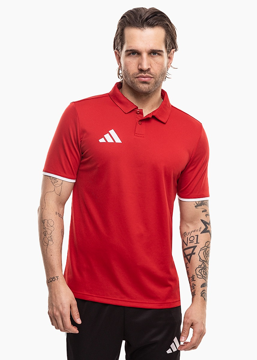 Pánske Tričko adidas Entrada 26 Polo červená JZ6664