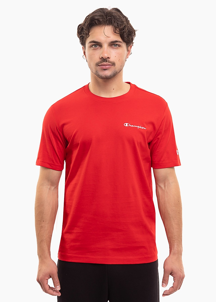 Pánske tričko Champion SS Tee červené 221798 RS067