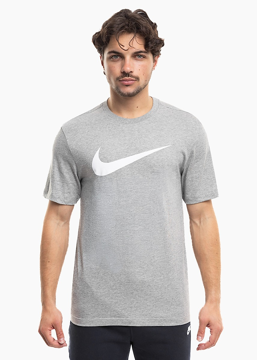 Pánske tričko Nike Sportswear Swoosh Tee Icon šedé DC5094 063