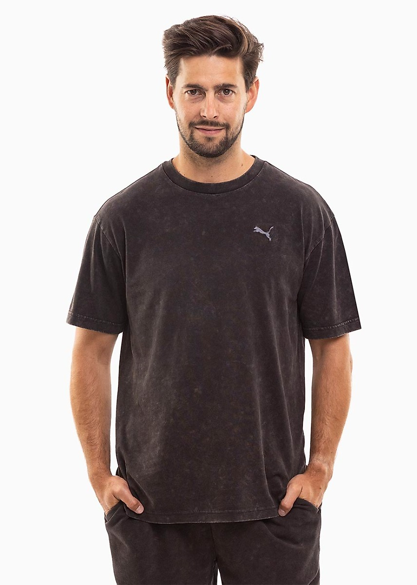 PUMA Pánske tričko Ess Elevated Relaxed Wash Tee 688048 01