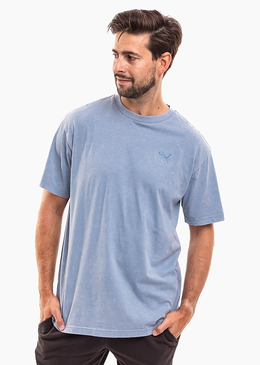 PUMA Pánske tričko Ess Elevated Relaxed Wash Tee 688048 34