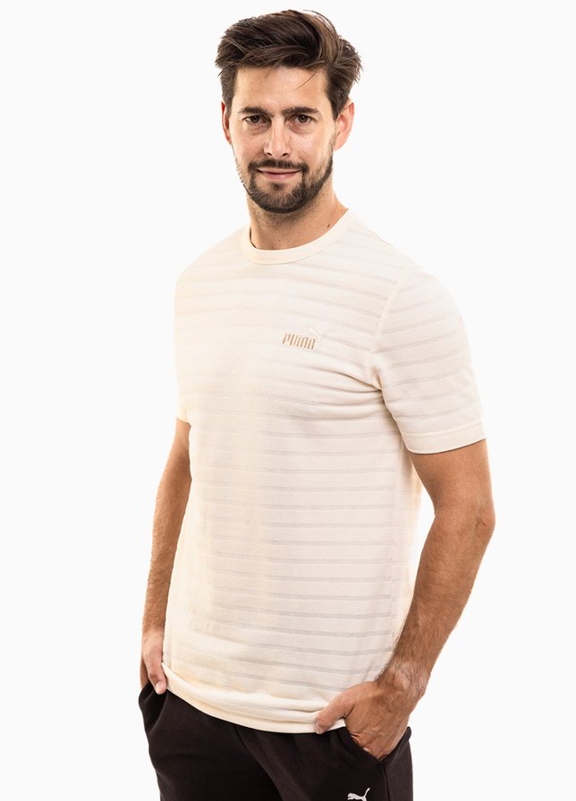 PUMA Pánske tričko Ess Elevated Structured Tee 684722 99 PUMA Pánske tričko Ess Elevated Structured Tee 684722 99