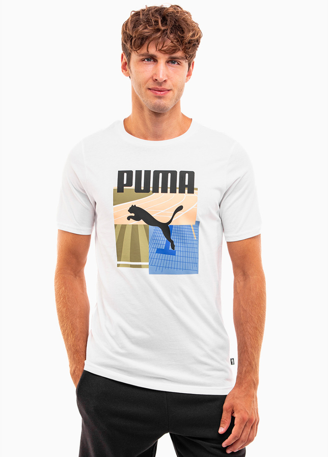 PUMA Pánske tričko GRAPHICS Summer Sports Tee II 627909 02 PUMA Pánske tričko GRAPHICS Summer Sports Tee II 627909 02