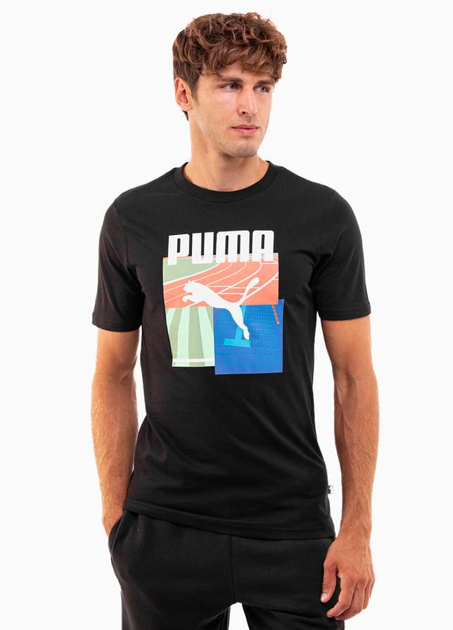 PUMA Pánske tričko GRAPHICS Summer Sports Tee II 627909 01 PUMA Pánske tričko GRAPHICS Summer Sports Tee II 627909 01