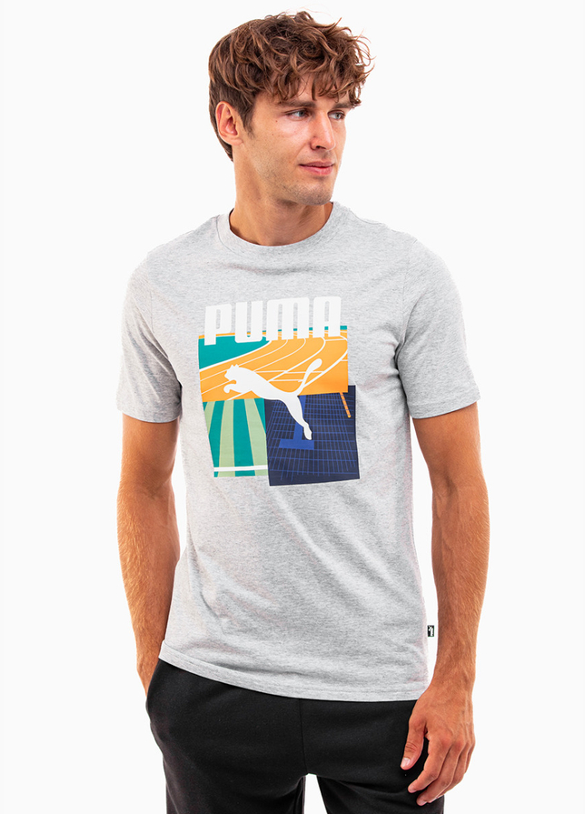 PUMA Pánske tričko GRAPHICS Summer Sports Tee II 627909 04 PUMA Pánske tričko GRAPHICS Summer Sports Tee II 627909 04