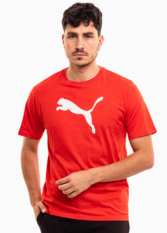 PUMA Pánske tričko Team Rise Logo Jersey Cotton 658705 01 PUMA Pánske tričko Team Rise Logo Jersey Cotton 658705 01