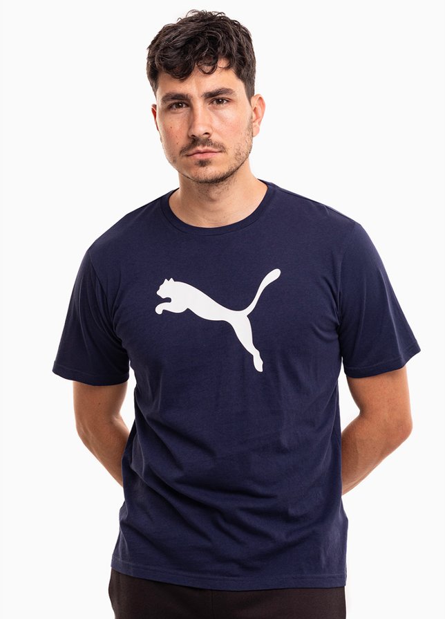 PUMA Pánske tričko Team Rise Logo Jersey Cotton 658705 06 PUMA Pánske tričko Team Rise Logo Jersey Cotton 658705 06