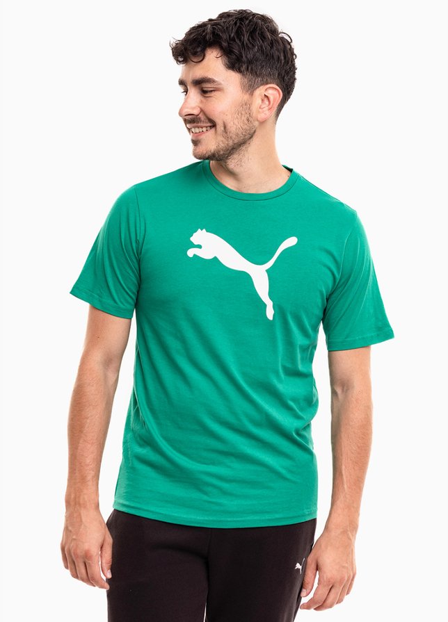 PUMA Pánske tričko Team Rise Logo Jersey Cotton 658705 05 PUMA Pánske tričko Team Rise Logo Jersey Cotton 658705 05