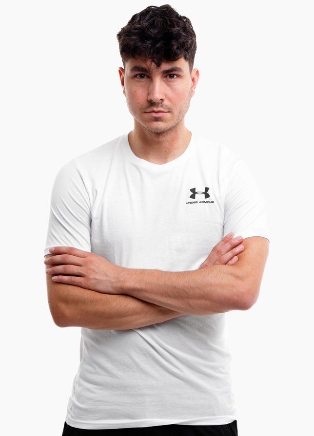 Under Armour pánske tričko Sportstyle Left Chest SS 1326799 100 Under Armour pánske tričko Sportstyle Left Chest SS 1326799 100