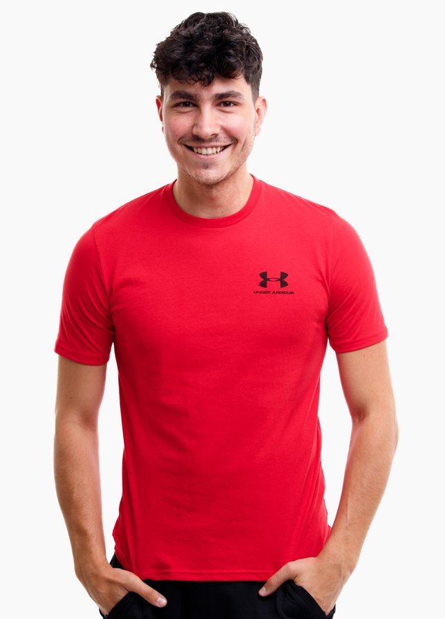 Under Armour pánske tričko Sportstyle Left Chest SS 1326799 600 Under Armour pánske tričko Sportstyle Left Chest SS 1326799 600