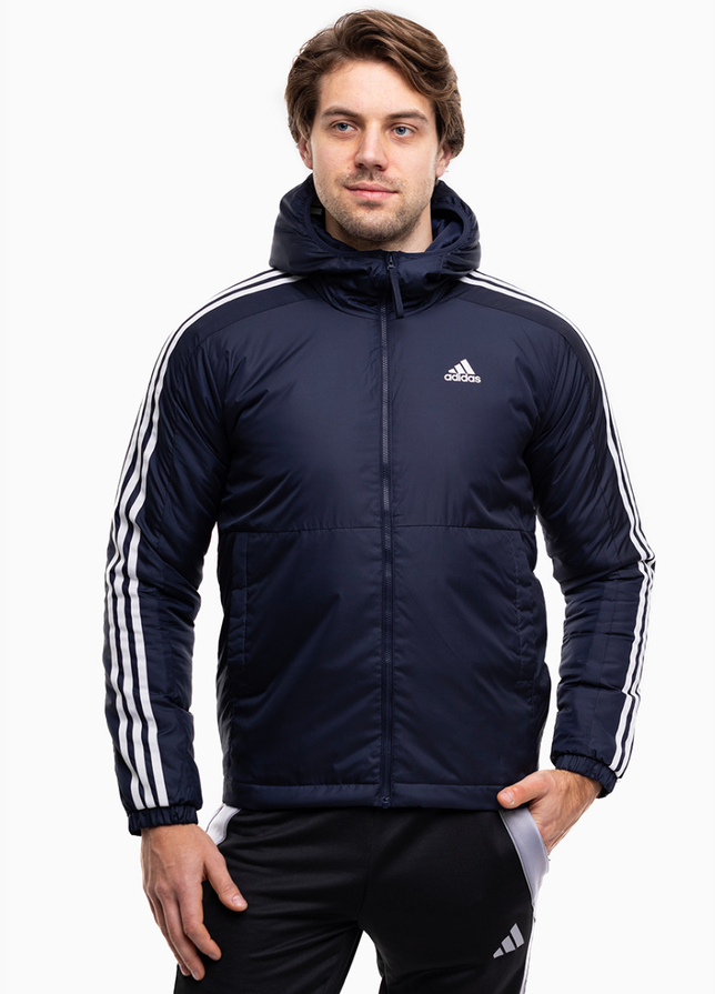 adidas Pánska bunda Essentials 3-Stripes Insulated Hooded IS1278 adidas Pánska bunda Essentials 3-Stripes Insulated Hooded IS1278