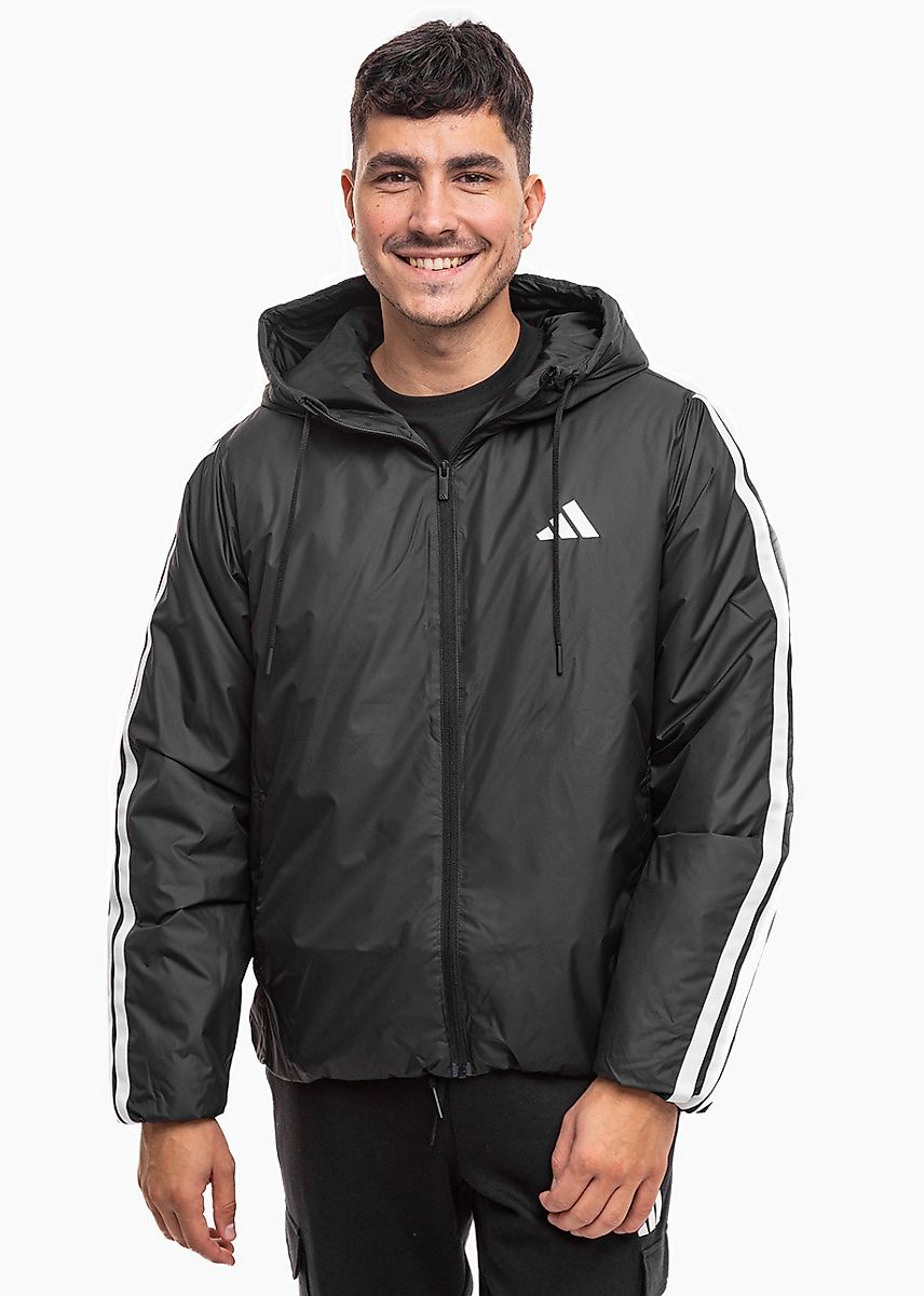 adidas Pánska bunda Essentials Climawarm 3 Stripes Insulated Hooded JM4042