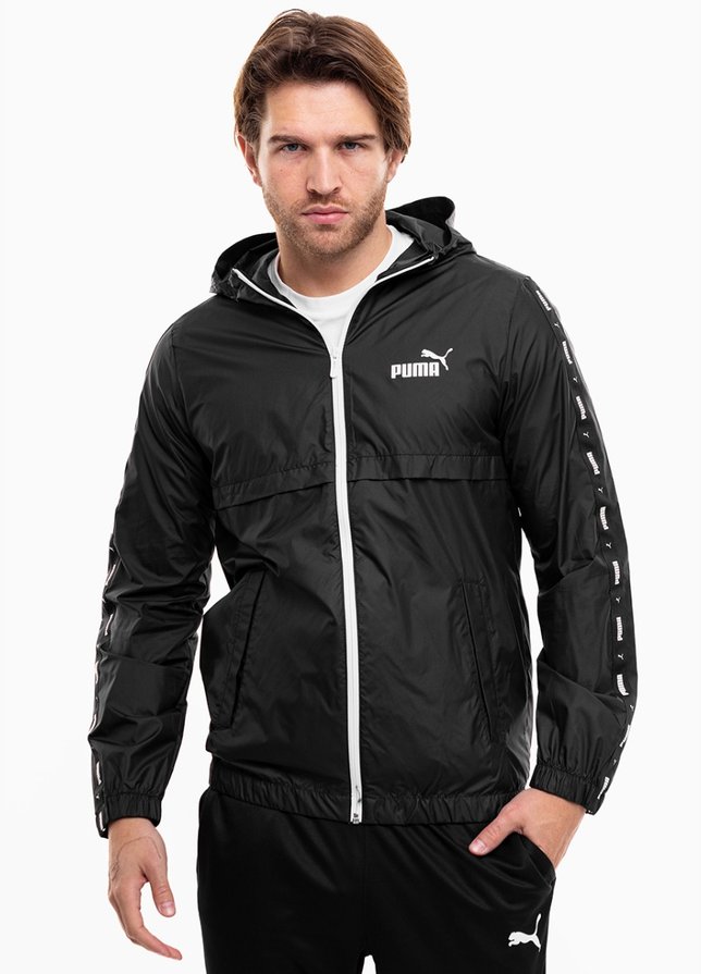 PUMA Pánska bunda ESS+TAPE Windbreaker 847477 01 PUMA Pánska bunda ESS+TAPE Windbreaker 847477 01