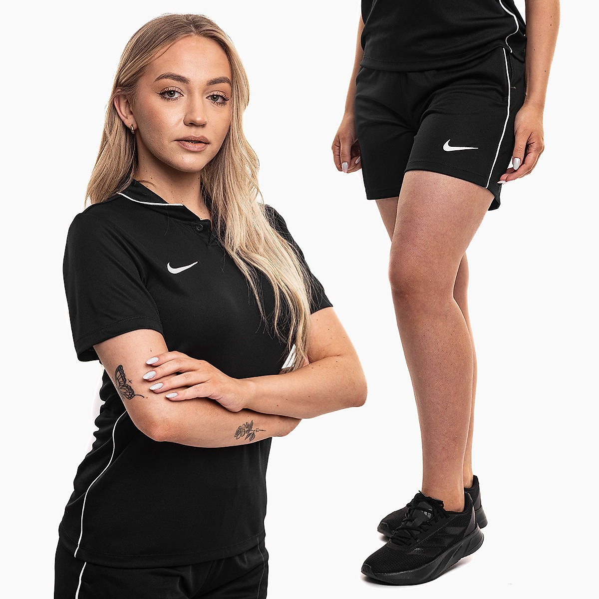 Nike dámska športová súprava dres šortky Dri Fit Park 26 Polo HM7150 010/HM7162 010
