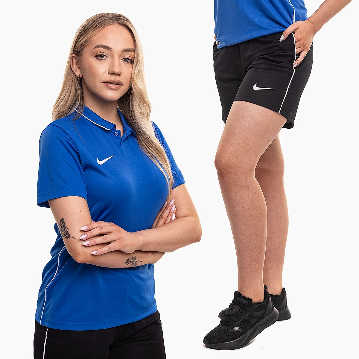 Nike dámska športová súprava dres šortky Dri Fit Park 26 Polo HM7150 463/HM7162 010