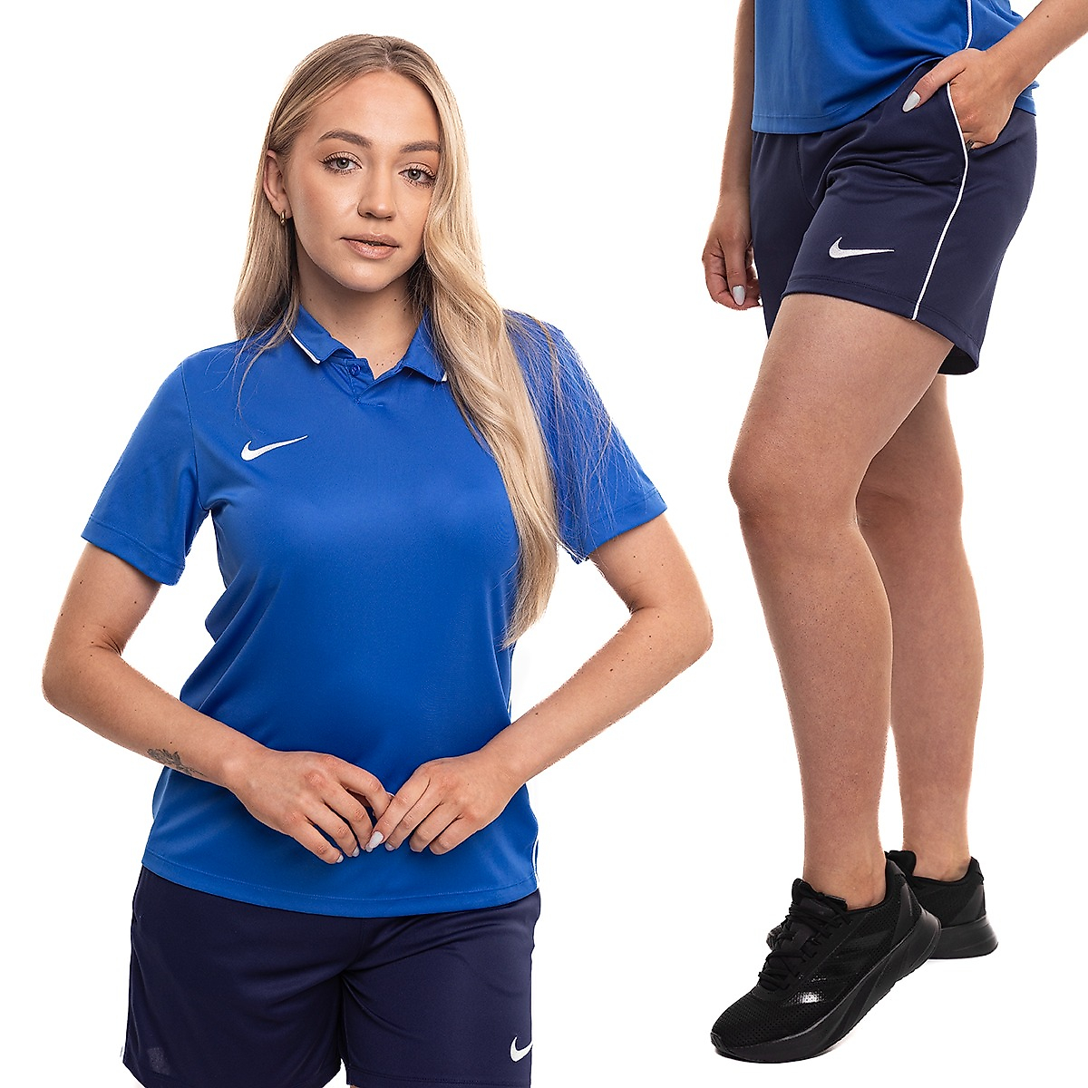 Nike dámska športová súprava dres šortky Dri Fit Park 26 Polo HM7150 463/HM7162 410