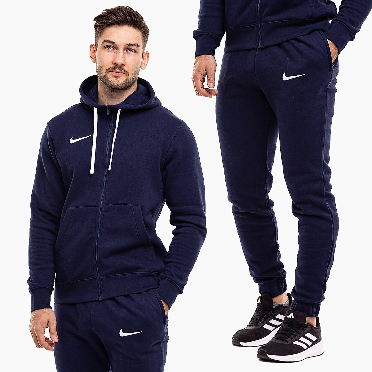 Nike Pánska tepláková súprava s kapucňou Park 20 CW6887 451 / CW6907 451