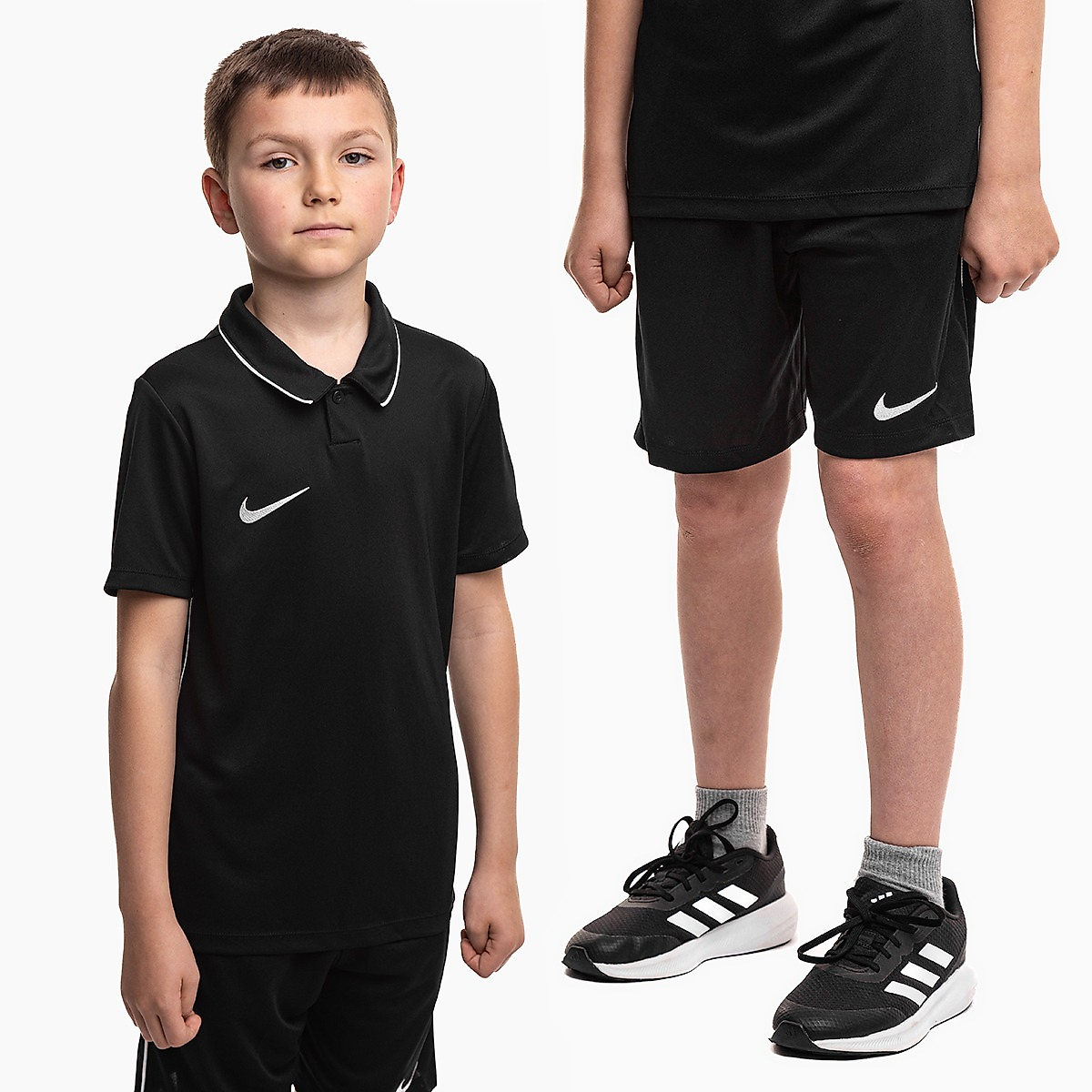 Nike Detský športový set Dri Fit Park 26 Polo HM7145 010/HM7164 010