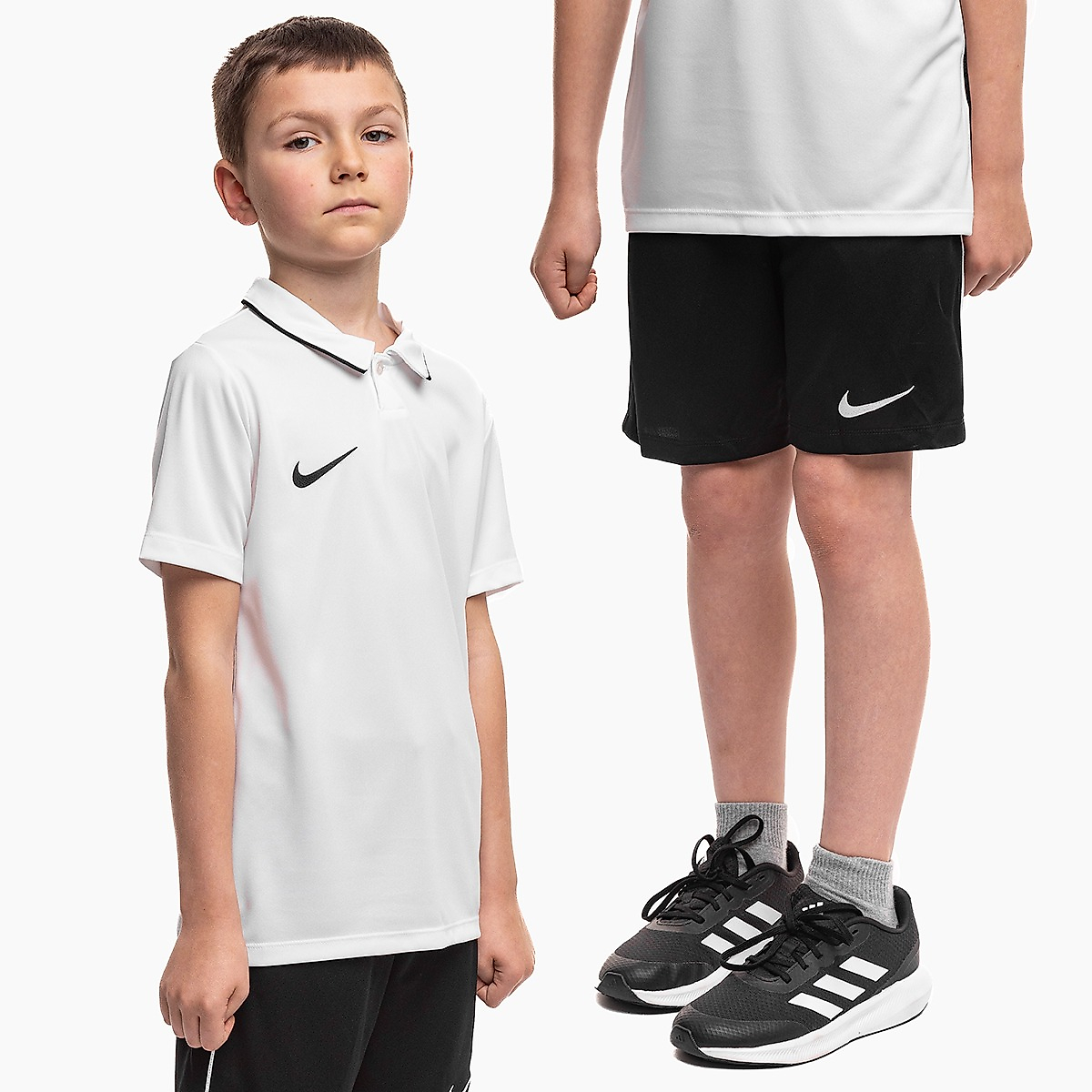Nike Detský športový set Dri Fit Park 26 Polo HM7145 100/HM7164 010