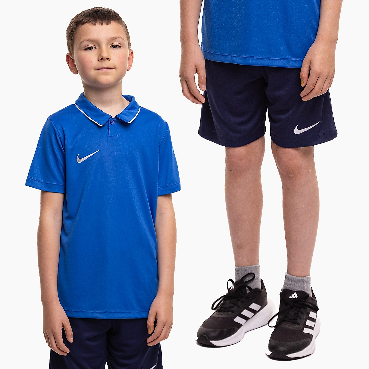 Nike Detský športový set Dri Fit Park 26 Polo HM7145 463/HM7164 410