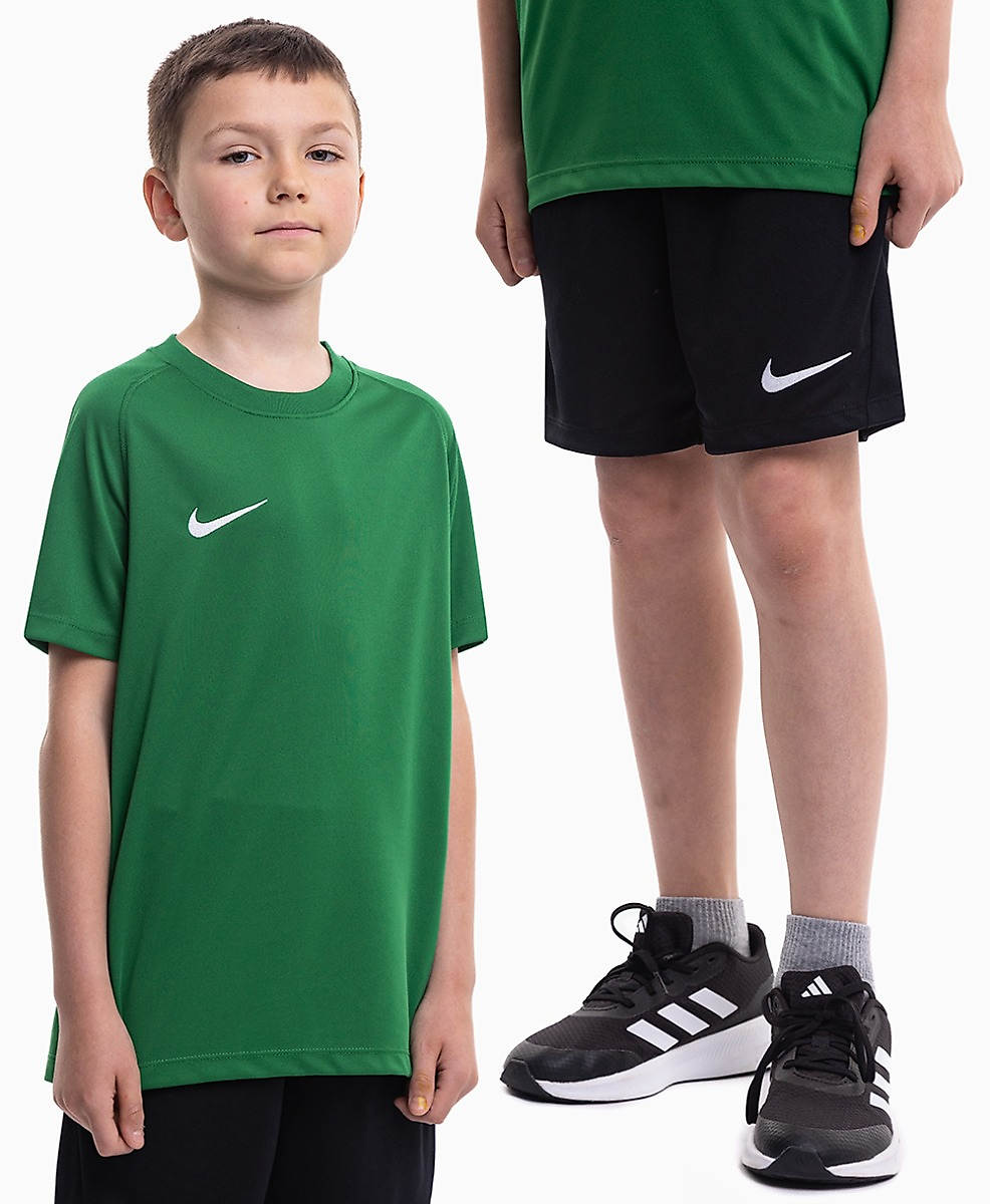 Nike Detský športový set tričko kraťasy Dri Fit Park VIII HV8182 302/BV6865 010