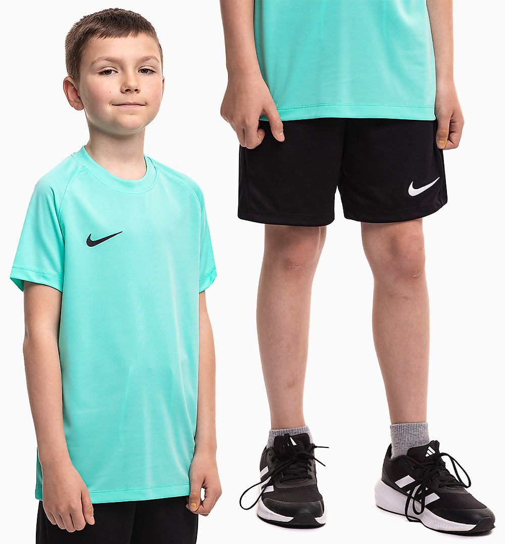 Nike Detský športový set tričko kraťasy Dri Fit Park VIII HV8182 354/BV6865 010