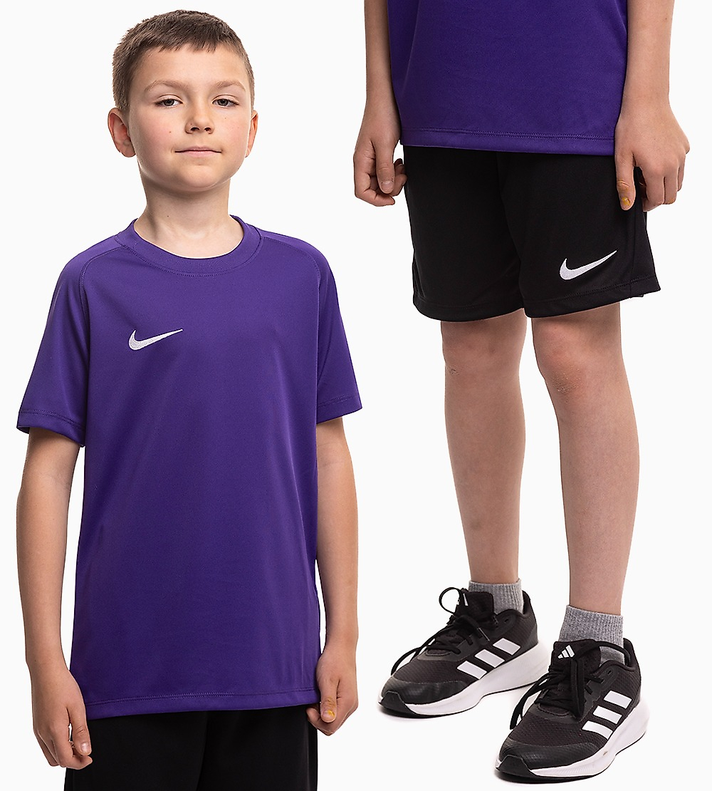 Nike Detský športový set tričko kraťasy Dri Fit Park VIII HV8182 547/BV6865 010