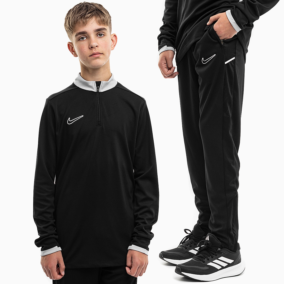 Nike Detská tepláková súprava Dri-Fit Academy 25 Drill FZ9773 010/FZ9816 010