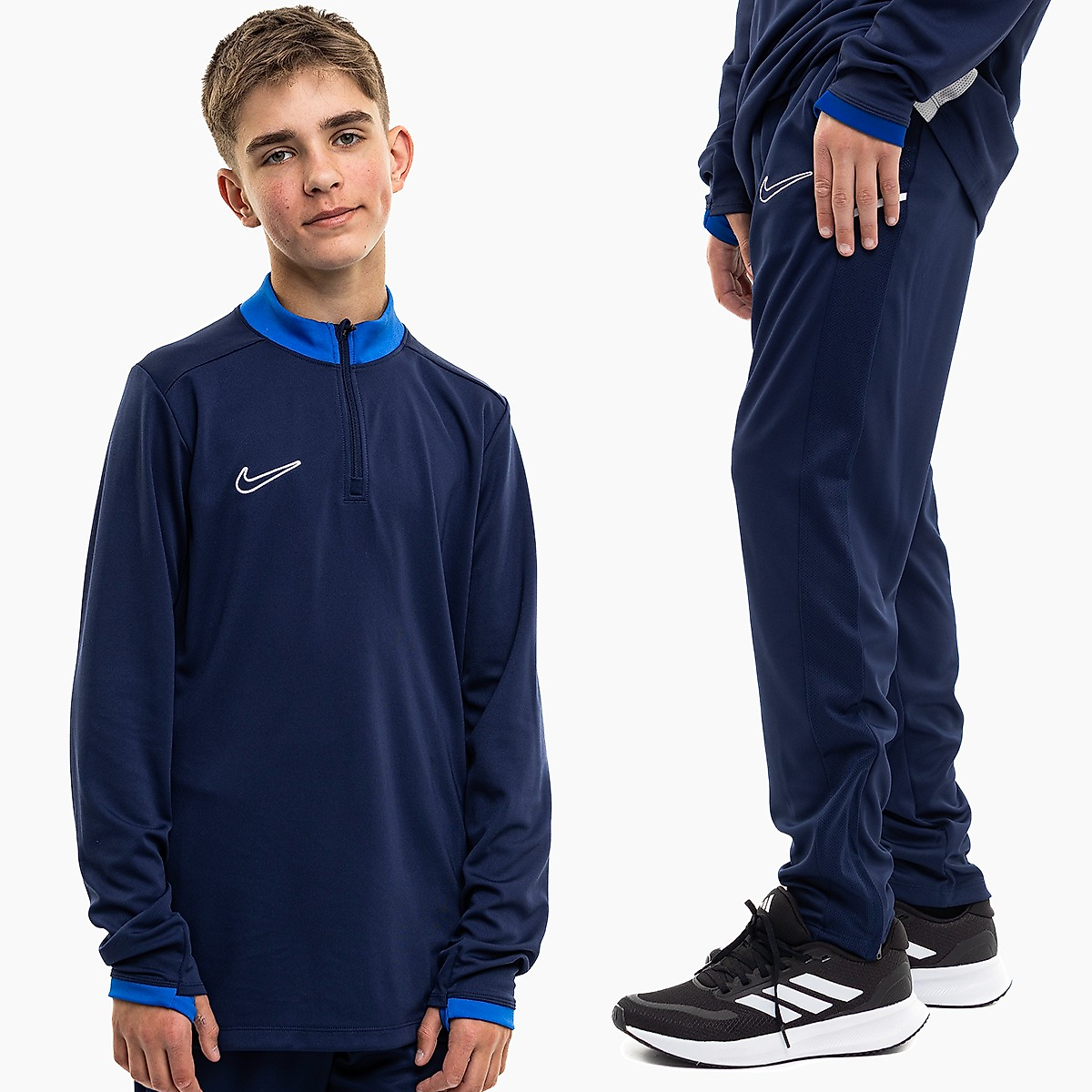 Nike Detská tepláková súprava Dri-Fit Academy 25 Drill FZ9773 410/FZ9816 410
