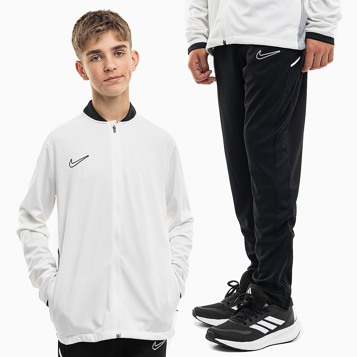 Nike Detská tepláková súprava Dri-Fit Academy 25 Track FZ9836 100/FZ9816 010