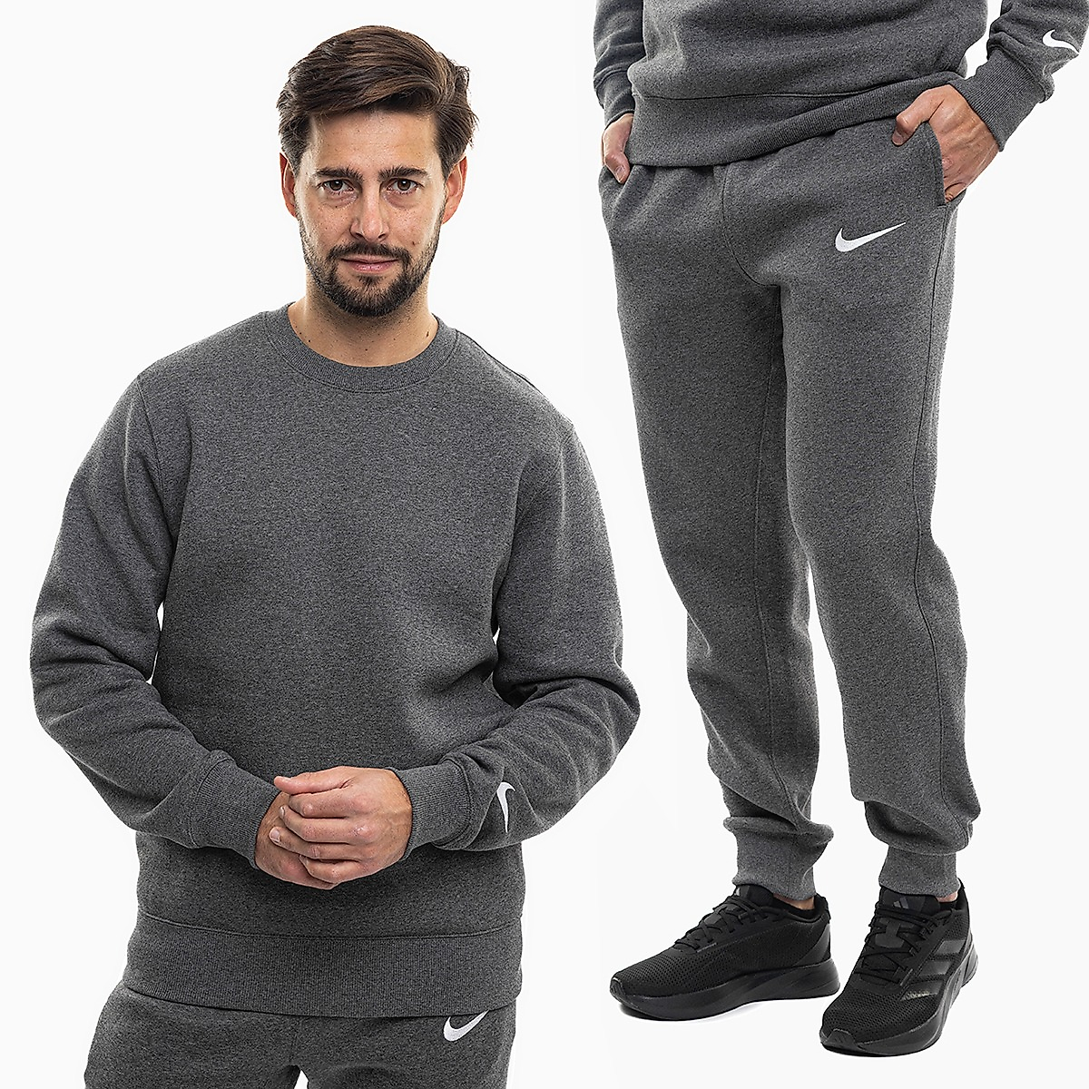 Nike Pánska tepláková súprava Park 26 Fleece Crew IO9039 071/IB1248 071
