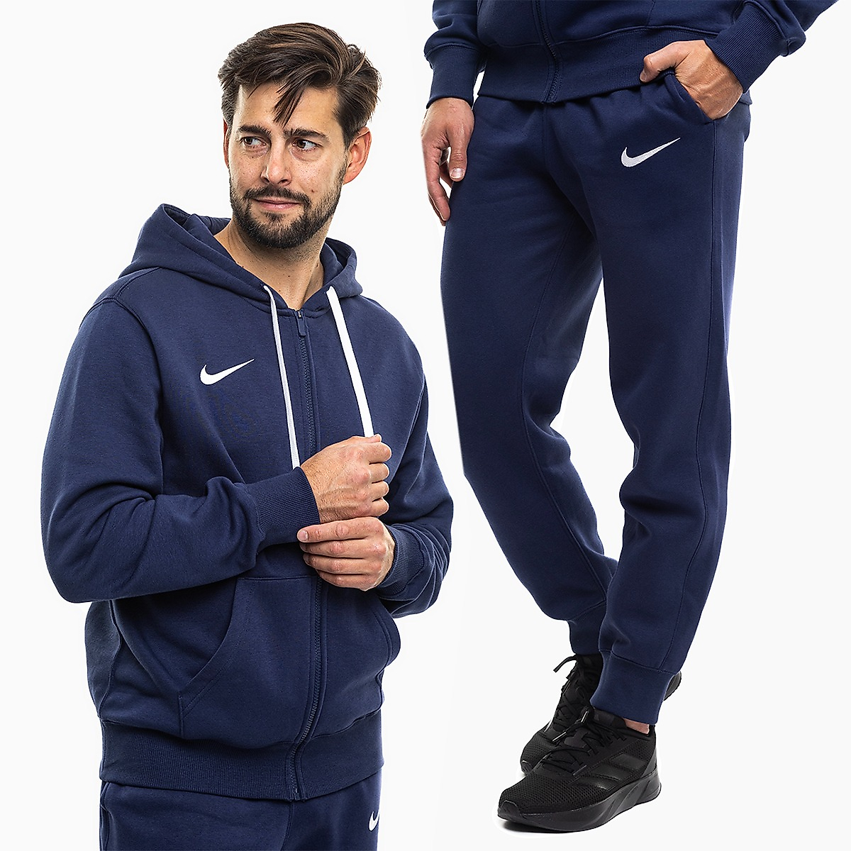 Nike Pánská tepláková súprava Park 26 Fleece Full-Zip Hoodie IB1228 410/IB1248 410