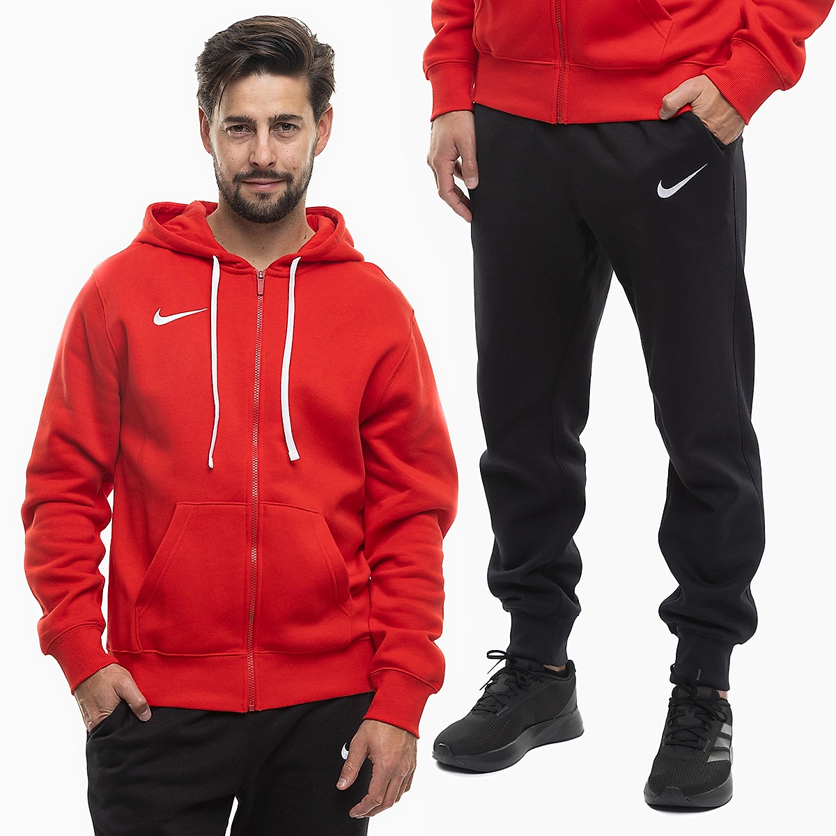 Nike Pánská tepláková súprava Park 26 Fleece Full-Zip Hoodie IB1228 657/IB1248 010