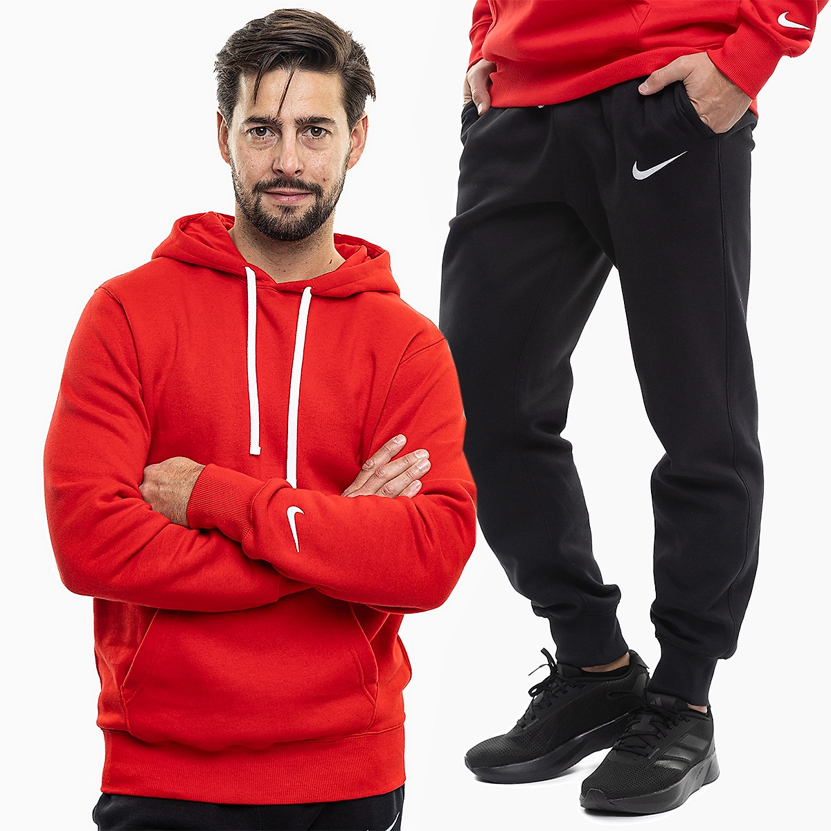 Nike Pánská tepláková súprava Park 26 Fleece Pull Over Hooded IO9035 657/IB1248 010