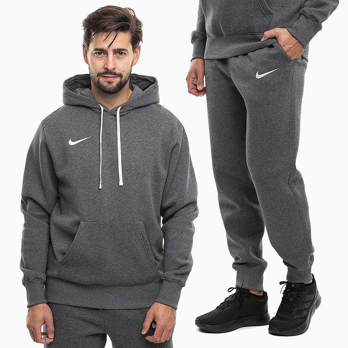 Nike Pánská tepláková súprava Park 26 Fleece Pull Over Hoodie IB1222 071/IB1248 071