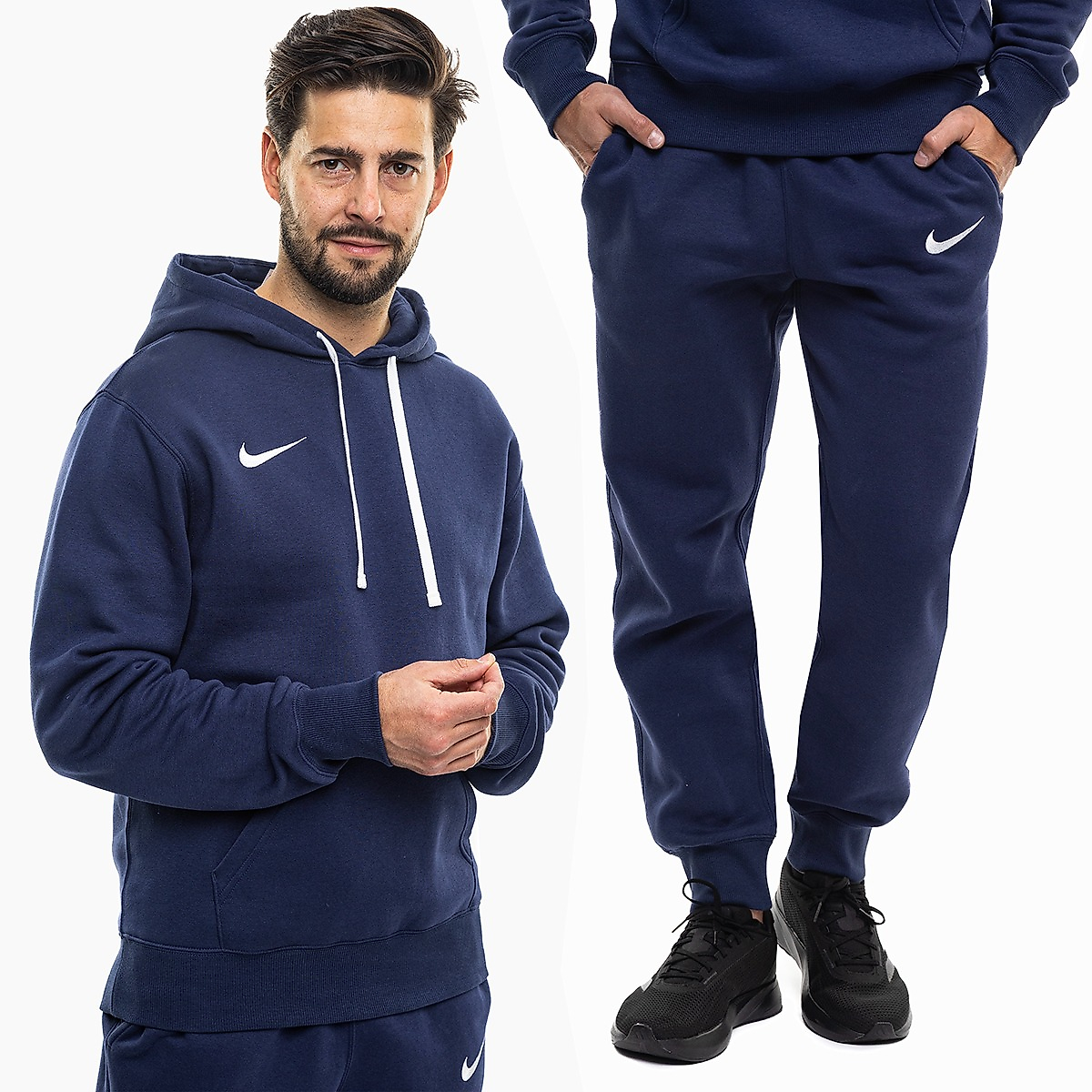 Nike Pánská tepláková súprava Park 26 Fleece Pull Over Hoodie IB1222 410/IB1248 410