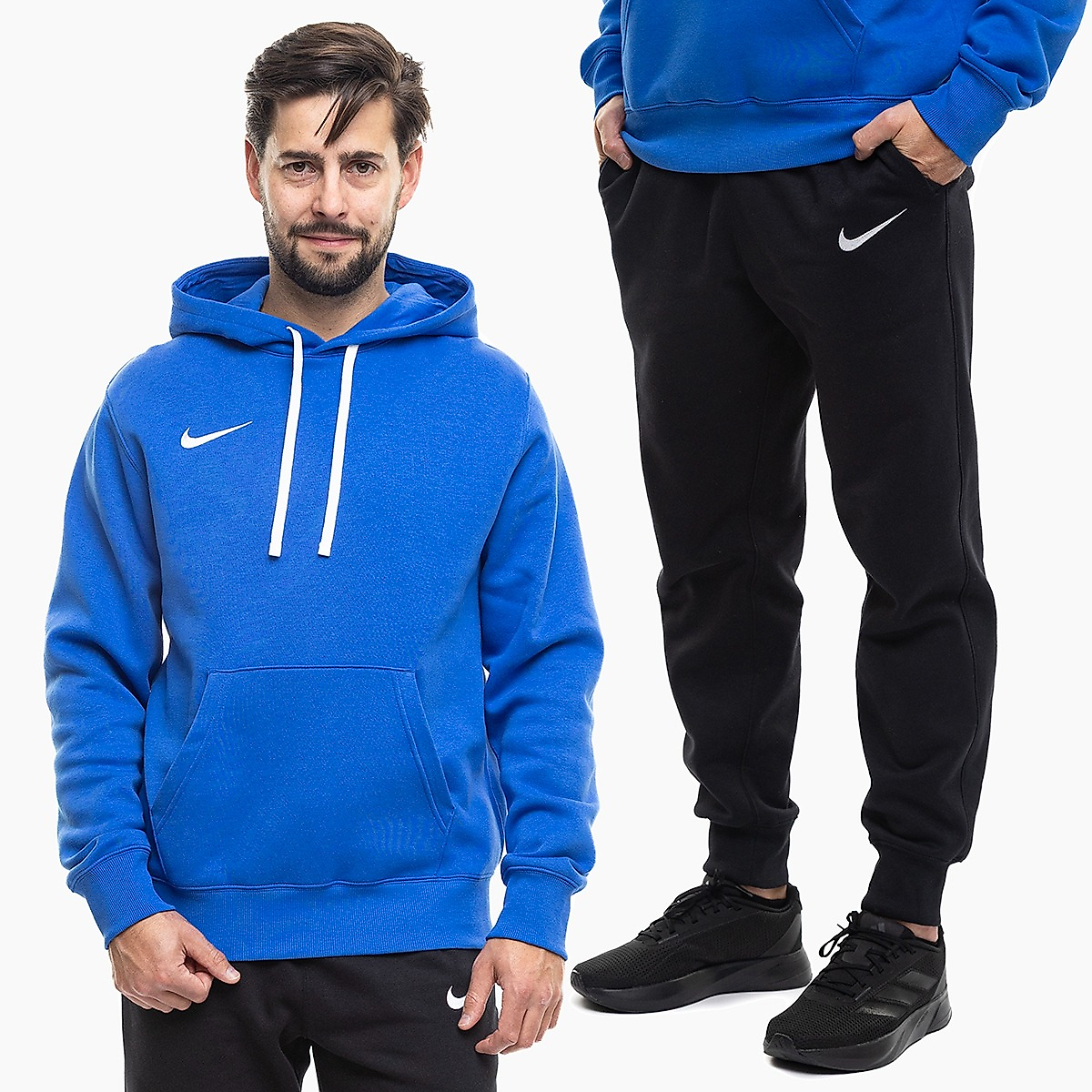 Nike Pánská tepláková súprava Park 26 Fleece Pull Over Hoodie IB1222 463/IB1248 010