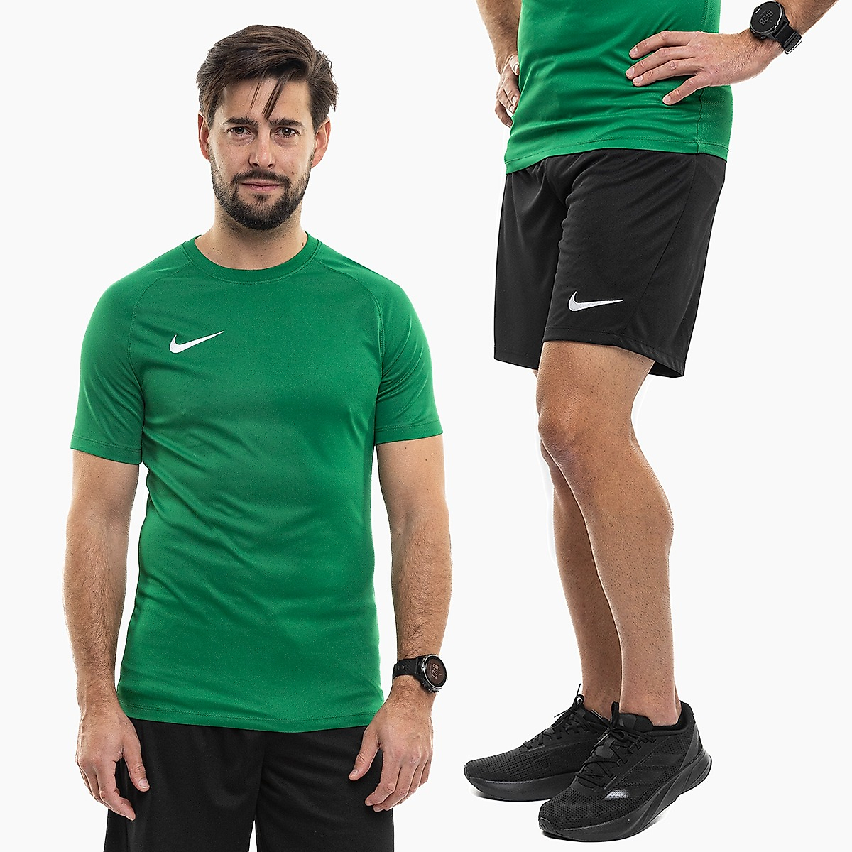Nike Pánsky športový set dres šortky Park VIII Jersey HV8173 302/BV6855 010