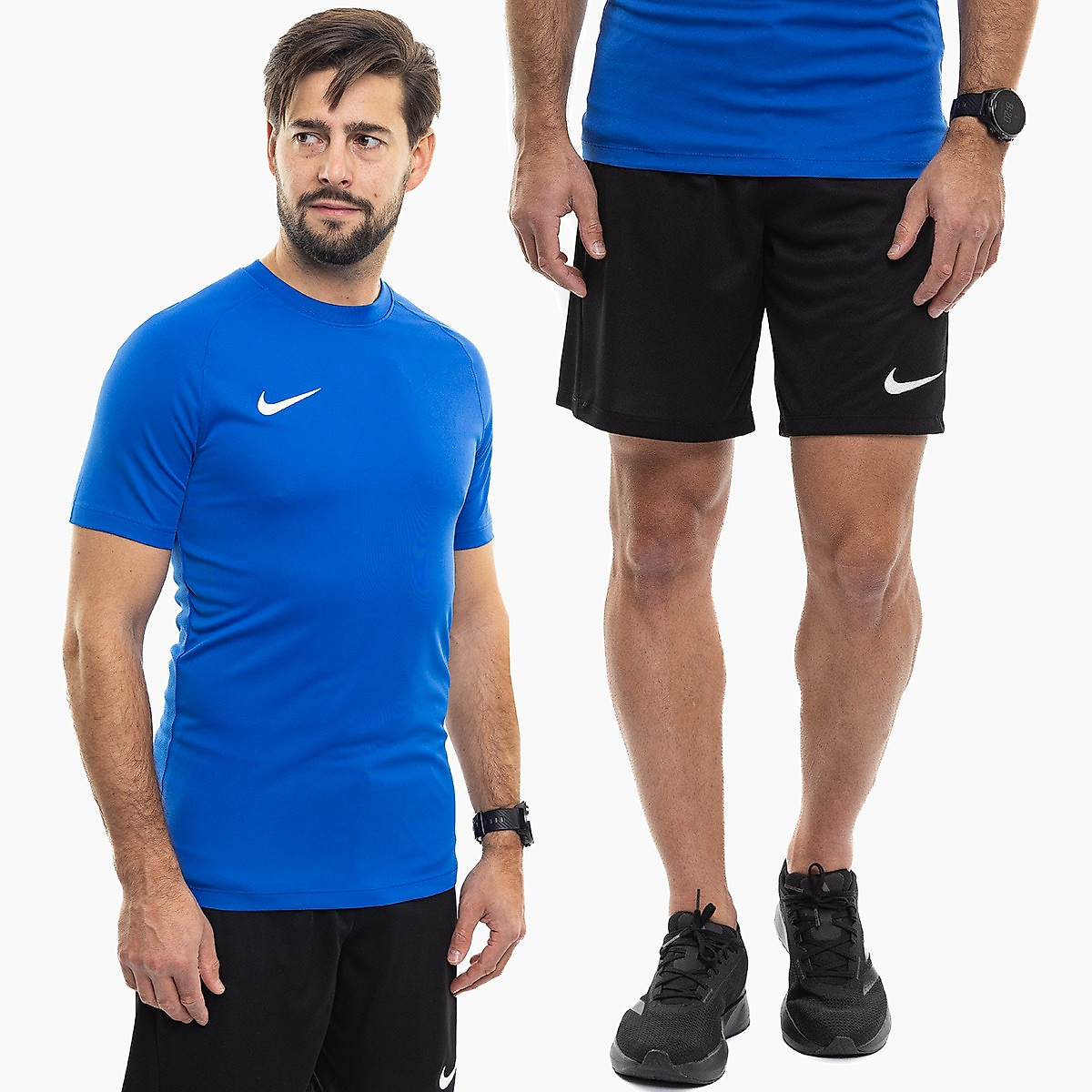 Nike Pánsky športový set dres šortky Park VIII Jersey HV8173 463/BV6855 010