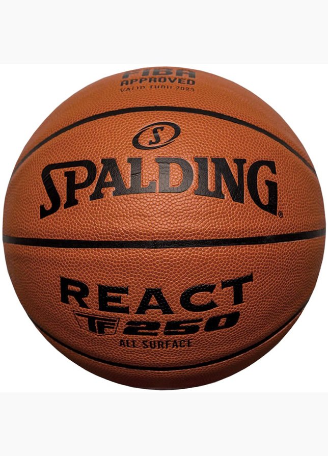 Spalding Basketbalová lopta React TF-250 Logo Fiba 76967Z Spalding Basketbalová lopta React TF-250 Logo Fiba 76967Z