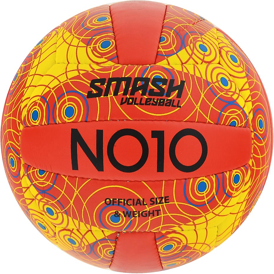 NO10 Volejbalová lopta Smash Red 56063 C